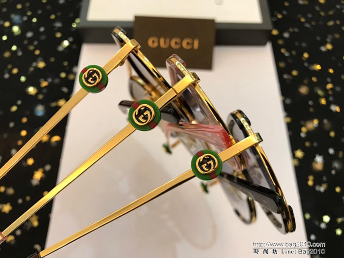 GUCCI古馳 2019爆款 GG1082 適合各種臉型 經典太陽鏡  lly1449